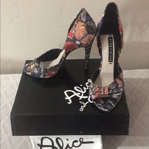 Alice & Olivia Satin Gigi Pumps